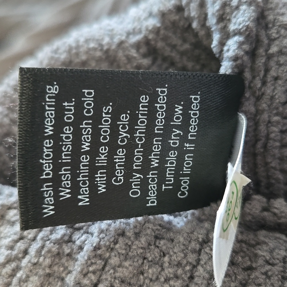 FLX Gray Green Chenille Sweater Coat Jacket M - Picture 5 of 6